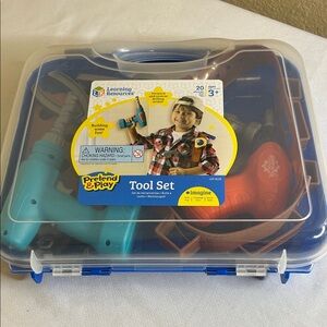 Learning Resources Pretend & Play Tool Set - Blue